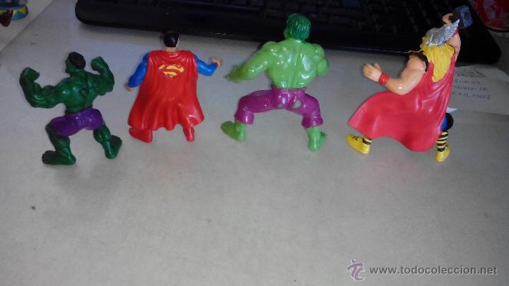 Figuras de goma y PVC: SUPERMAN - HULK - THOR - YOLANDA - marvel - Foto 2