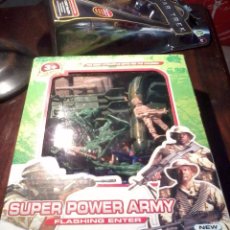 Figuras de Goma y PVC: SUPER POWER ARMY. THE MOST ATTRACTIVE GIFTS FOR THE CHILDREN. CAJAN NUEVA. EJERTO SUPERPODER. Lote 52807583
