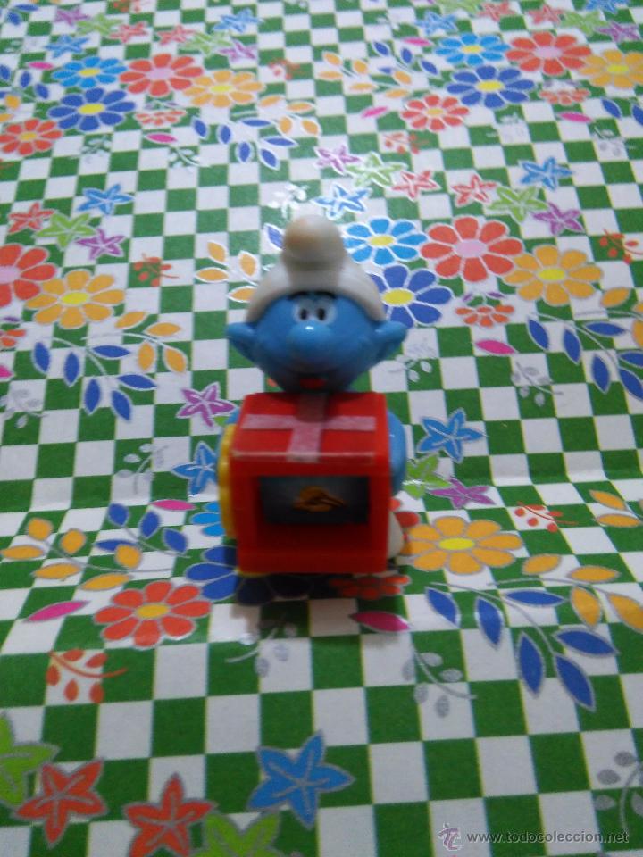 Figuras de goma Kinder: smurfs pitufos pitufo smurf kinder - Foto 1