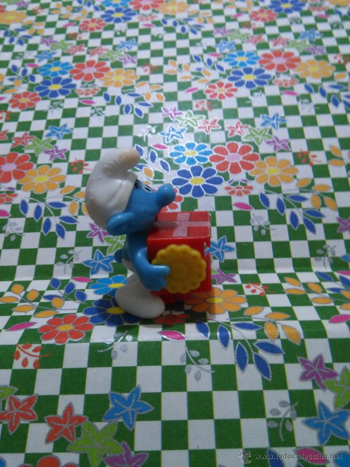 Figuras de goma Kinder: smurfs pitufos pitufo smurf kinder - Foto 2
