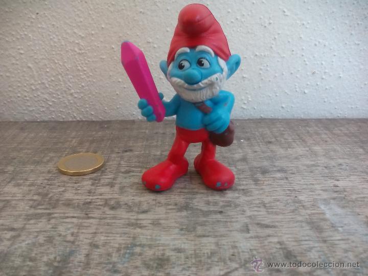 Figuras de Goma y PVC: Pitufo de Pey&oacute;, mcdonald's, 2013