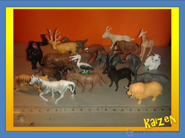 Figuras de Goma y PVC: CONJUNTO DE ANIMALES VARIOS