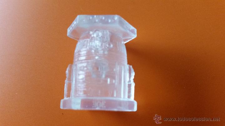 Figuras de goma y PVC: ABATONS STAR WARS - TRANSPARENTE 30 - R2-D2 - Foto 1