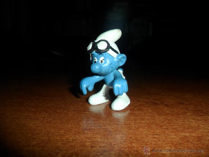 Figuras de Goma y PVC: PITUFO EN PVC, SCHLEICH WEST GERMANY, 1973