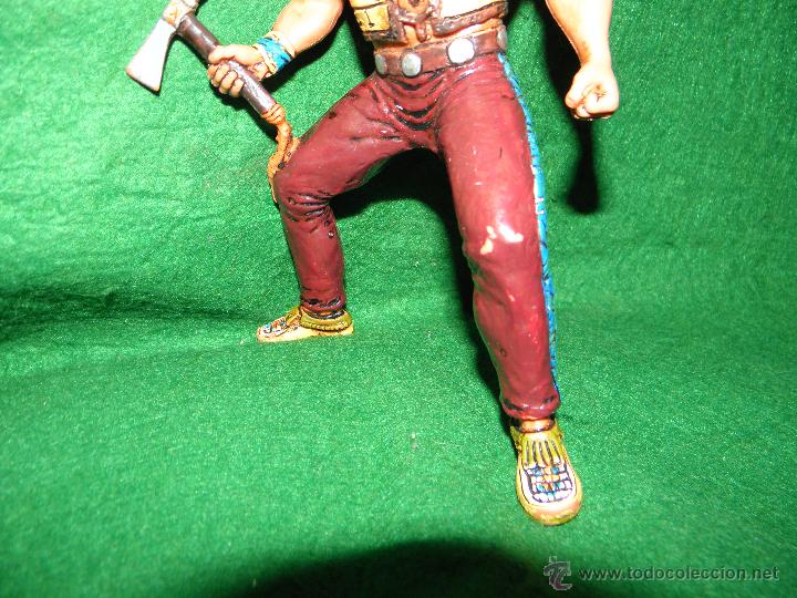 Figuras de goma y PVC: FIGURA INDIO DE COMANSI HEROES WEST - Foto 3