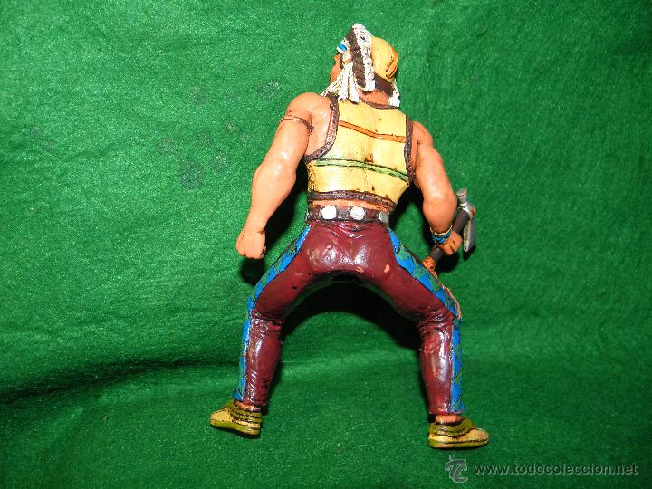 Figuras de goma y PVC: FIGURA INDIO DE COMANSI HEROES WEST - Foto 4