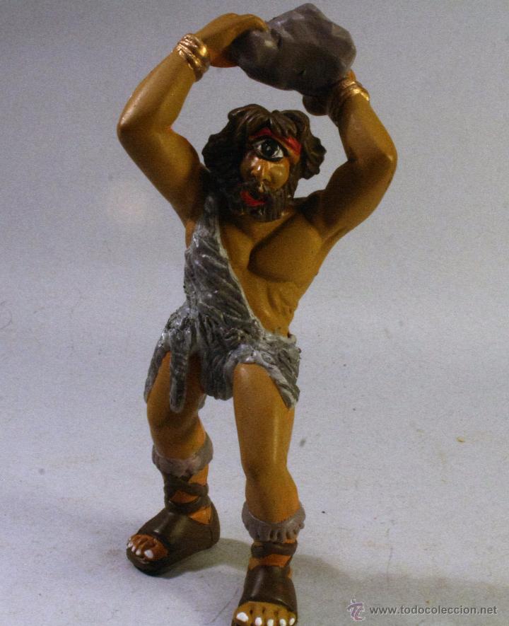 Figuras de goma y PVC: C&Iacute;CLOPE - POLIFEMO. De goma. 11cm. - Foto 1