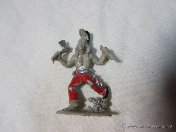 Figuras de goma y PVC: 3 indios de pl&aacute;stico - Foto 6