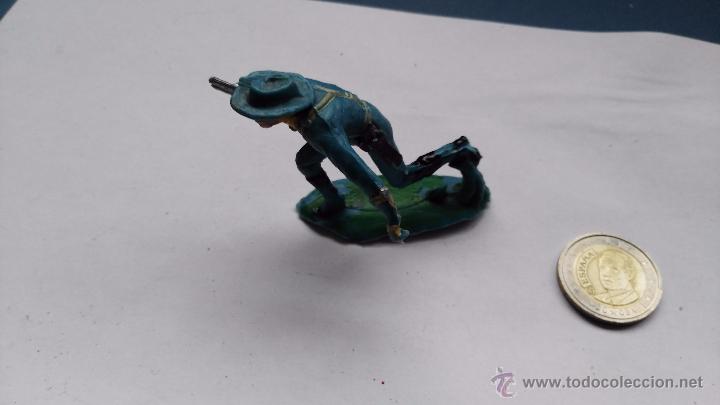 Figuras de goma y PVC: figura en plastico septimo caballeria - Foto 2