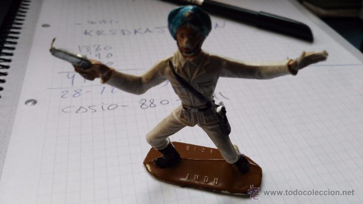 Figuras de goma y PVC: soldado indu de comansi 1&ordf; epoca - Foto 1