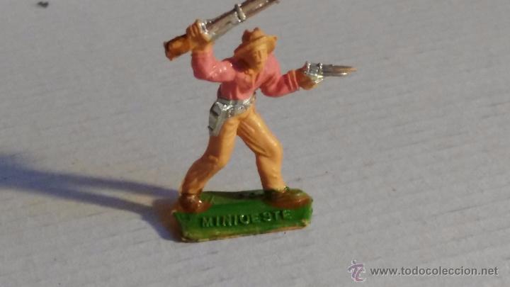 Figuras de goma y PVC: comansi mini oeste a&ntilde;os 60 vaquero - Foto 1