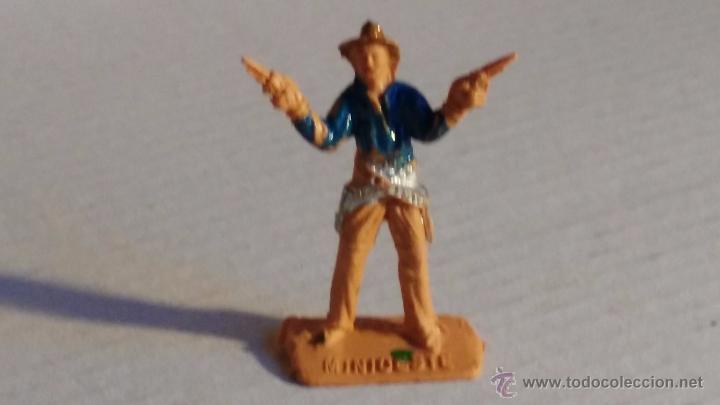 Figuras de goma y PVC: comansi mini oeste a&ntilde;os 60 vaquero - Foto 1
