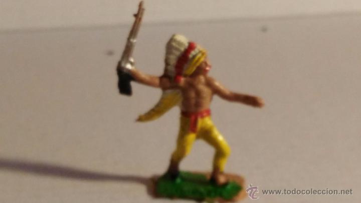 Figuras de goma y PVC: comansi mini oeste a&ntilde;os 60 indio - Foto 1