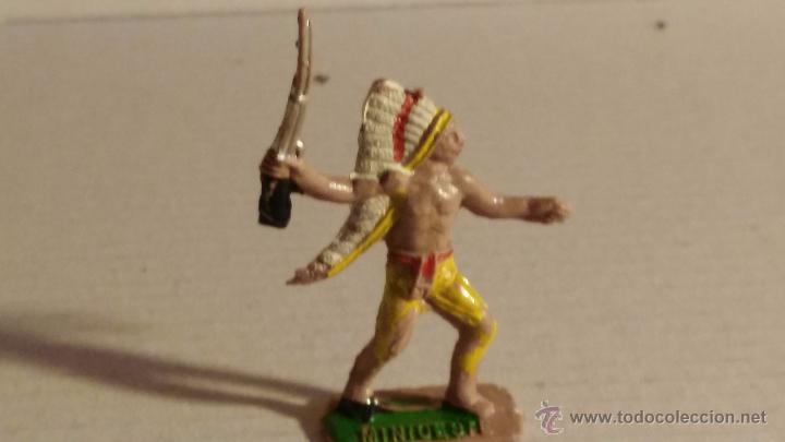 Figuras de goma y PVC: comansi mini oeste a&ntilde;os 60 indio - Foto 1