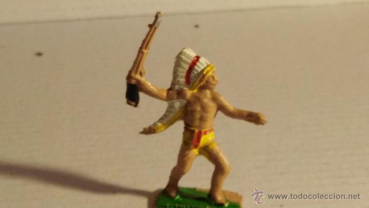Figuras de goma y PVC: comansi mini oeste a&ntilde;os 60 indio - Foto 1