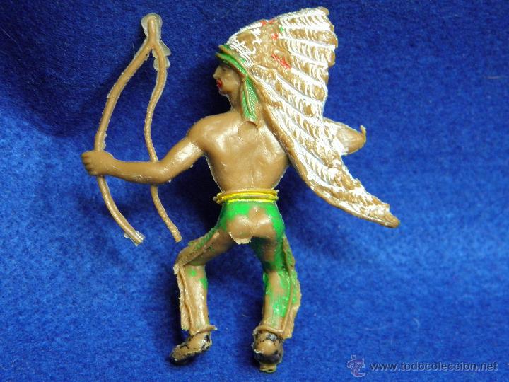 Figuras de goma y PVC: INDIO A CABALLO CON ARCO DE COMANSI - Foto 4