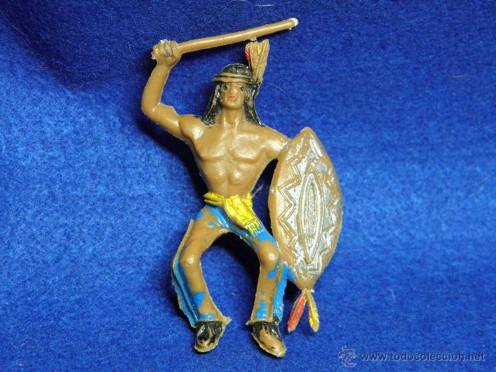 Figuras de goma y PVC: INDIO A CABALLO CON ARCO DE COMANSI - Foto 1