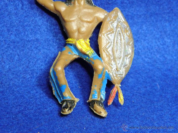 Figuras de goma y PVC: INDIO A CABALLO CON ARCO DE COMANSI - Foto 3