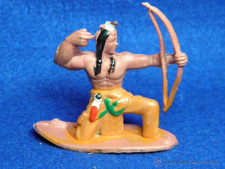 Figuras de goma y PVC: INDIO CON ARCO DE COMANSI - Foto 1