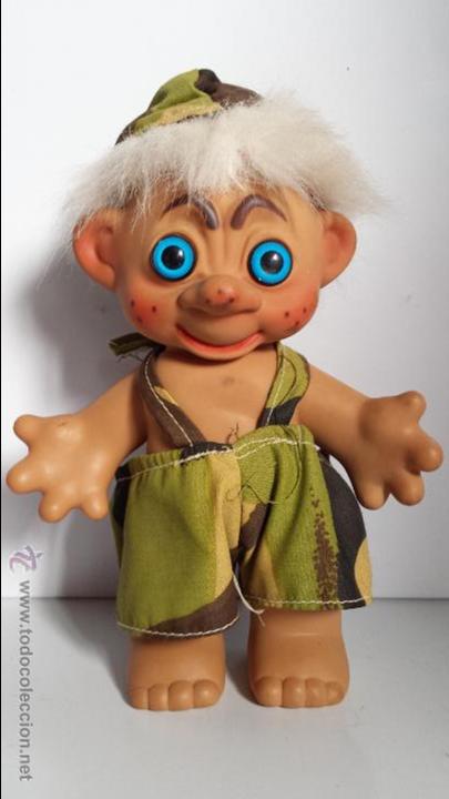 Figuras de goma y PVC: FIGURA DE TROLL GRANDE - Foto 1