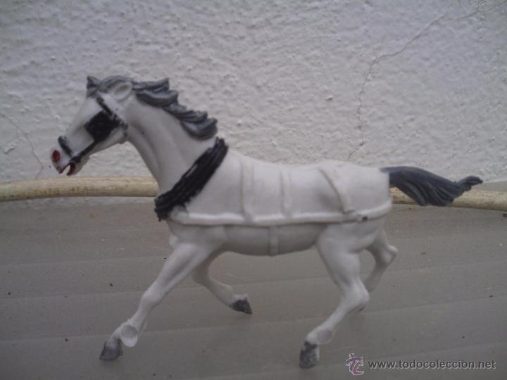 Figuras de goma y PVC: caballo de tiro de la carreta de comansi - Foto 1