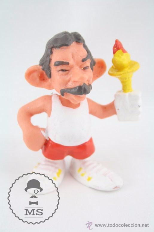 Gummi- und PVC-Figuren: Figurita de Goma de Pascual Maragall Caricaturizado - Gallego & Rey - A&ntilde;os 80. Monclis - Star Toys
