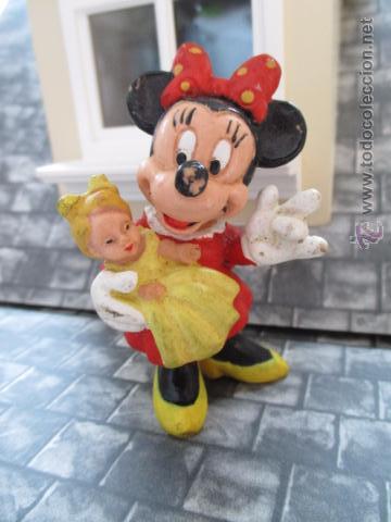 Figuras de goma y PVC: MINNIE CON SU MU&Ntilde;ECA - BULLYLAND - Foto 1