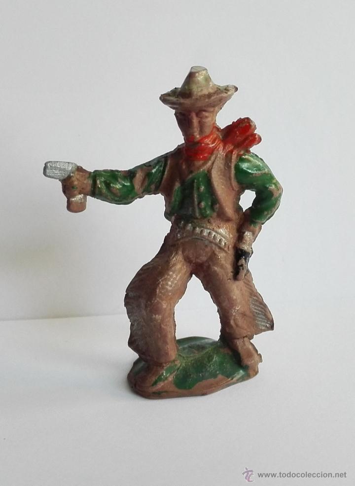 Figure di Gomma e PVC: Vaquero de goma a&ntilde;os 50, tama&ntilde;o peque&ntilde;o 4,2 cms.