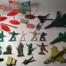 Figuras de Goma y PVC: MONTAPLEX, ARMY MEN, LOTE VARIOS. Lote 54296660