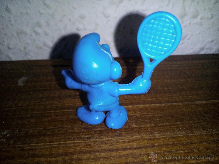 Figuras de goma y PVC: pitufo tenista dunkin - Foto 2