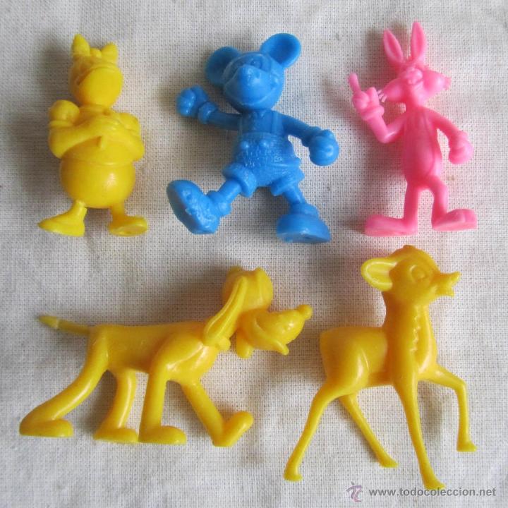 Figuras de goma y PVC: 5 figuras pl&aacute;stico Dunkin Disney - Foto 1