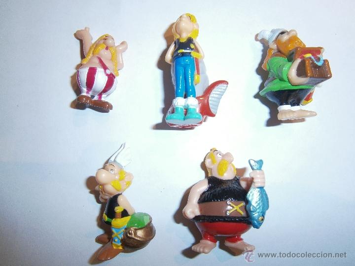 Figuras de goma Kinder: KINDER SORPRESA - 5 FIGURAS DE ASTERIX - - Foto 2