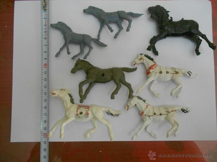 Figuras de goma y PVC: CABALLOS COMANSI,PECH,REAMSA - Foto 1