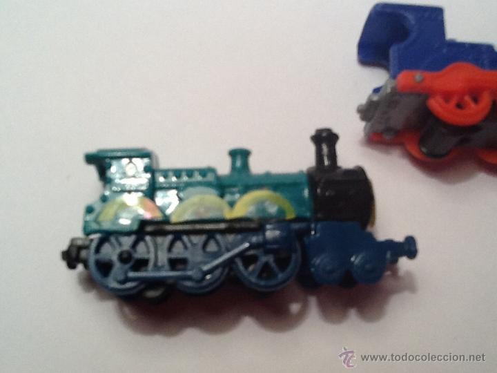 Figuras de goma Kinder: Miniaturas kinder trenes - Foto 6