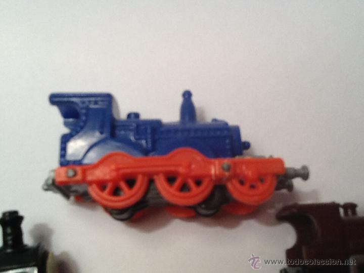 Figuras de goma Kinder: Miniaturas kinder trenes - Foto 7