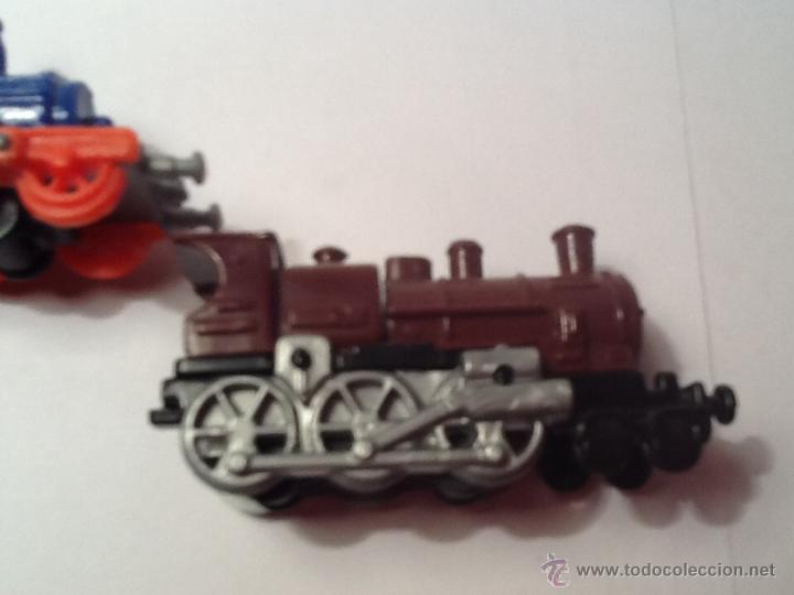 Figuras de goma Kinder: Miniaturas kinder trenes - Foto 8