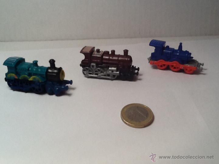Figuras de goma Kinder: Miniaturas kinder trenes - Foto 9