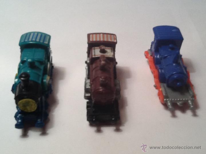 Figuras de goma Kinder: Miniaturas kinder trenes - Foto 11