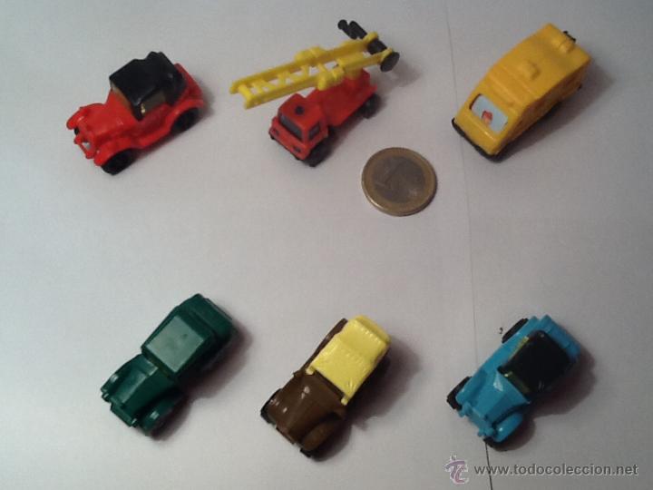 Figuras de goma Kinder: Miniaturas kinder coches - Foto 2