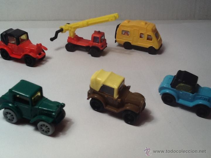 Figuras de goma Kinder: Miniaturas kinder coches - Foto 3