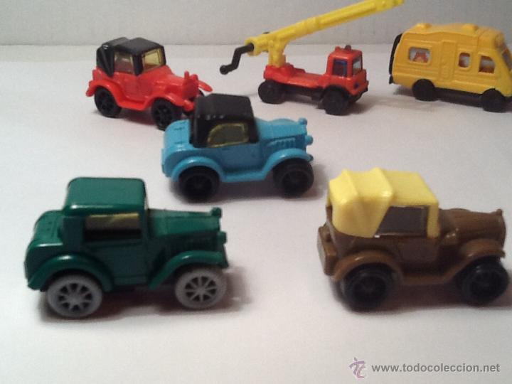 Figuras de goma Kinder: Miniaturas kinder coches - Foto 4