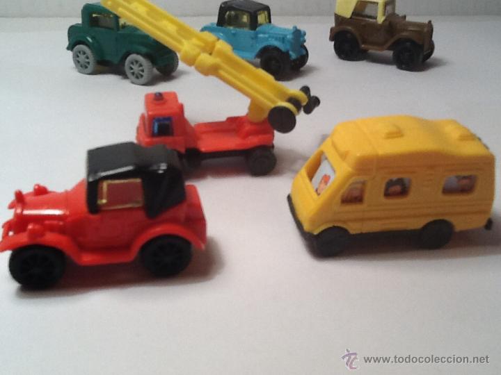 Figuras de goma Kinder: Miniaturas kinder coches - Foto 6