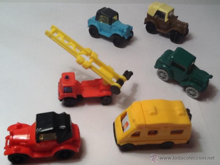 Figuras de goma Kinder: Miniaturas kinder coches - Foto 7