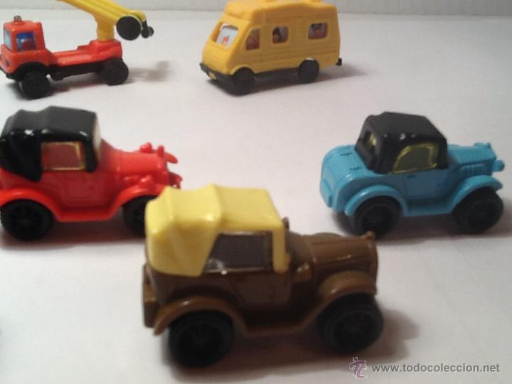 Figuras de goma Kinder: Miniaturas kinder coches - Foto 12