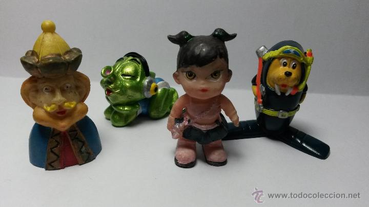 Figure di Gomma e PVC: ZF-122- LOTE DE 4 PEQUE&Ntilde;AS FIGURAS