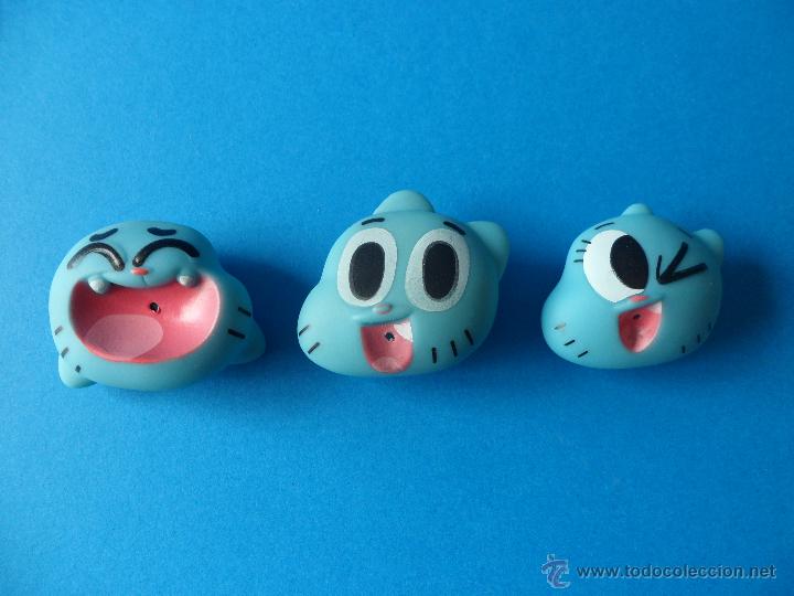 Figuras de Goma y PVC: Cabezas de Goma de dibujo de animaci&oacute;n - PHOSKITOS - Nutrexpa S.L. - GUMBALL - AQUA SPLASH