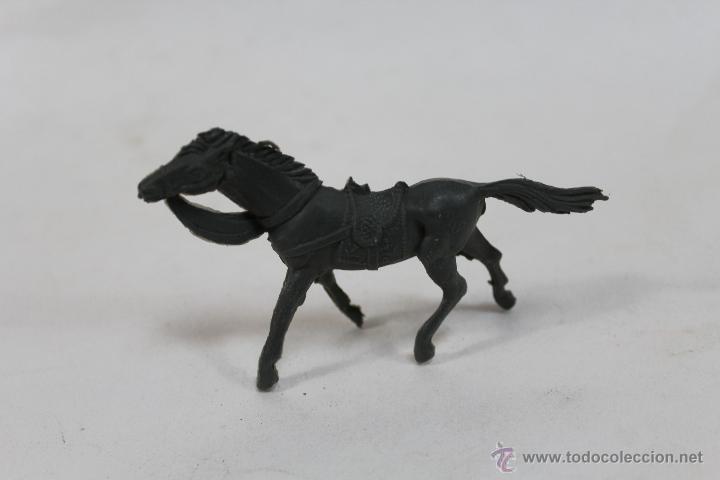 Figuras de goma y PVC: caballo de plastico - indio - Foto 1