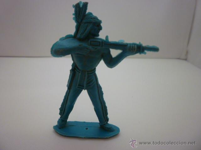 Figuras de goma y PVC: INDIO DISPARANDO DE COMANSI. - Foto 1