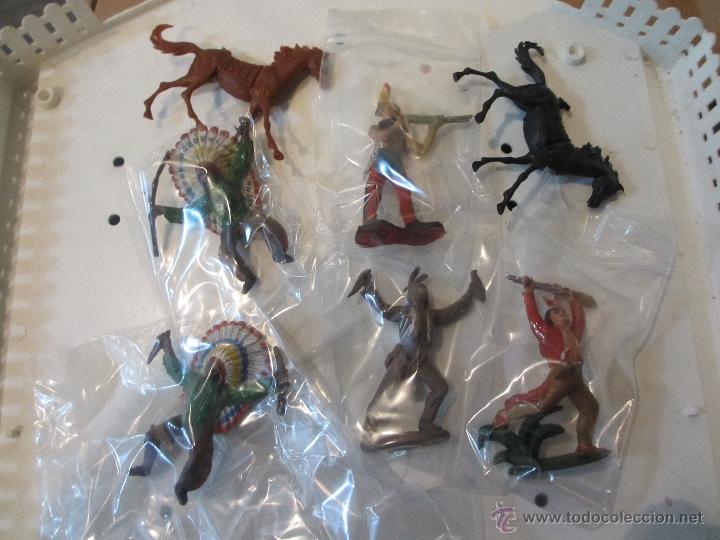 Figuras de goma y PVC: FIGURA  INDIOS COMANSI ORIGINAL - Foto 1