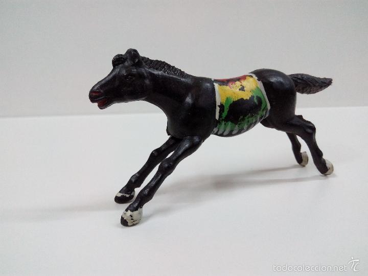 Figuras de goma y PVC: CABALLO PARA INDIO - Foto 2